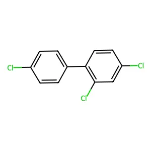 2,4,4'-TRICHLOROBIPHENYL structure