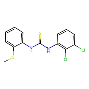 1-(2,3-dichlorophenyl)-3-(2-methylsulfanylphenyl)thiourea structure