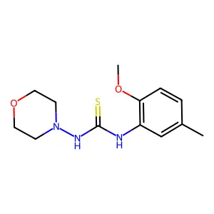 1-(2-methoxy-5-methylphenyl)-3-morpholin-4-ylthiourea structure
