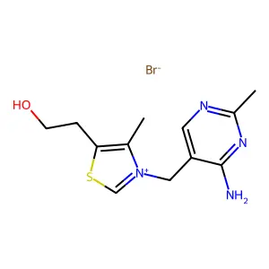 Thiamine bromide structure