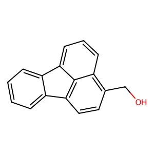 3-FLUORANTHENEMETHANOL structure