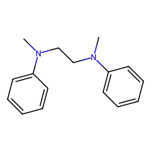 1,2-Ethanediamine, N,N'-dimethyl-N,N'-diphenyl- structure