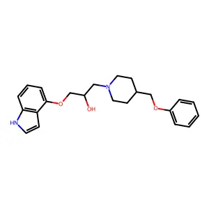 Mindodilol structure