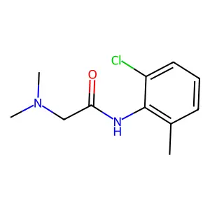 N-(2-chloro-6-methylphenyl)-2-(dimethylamino)acetamide structure
