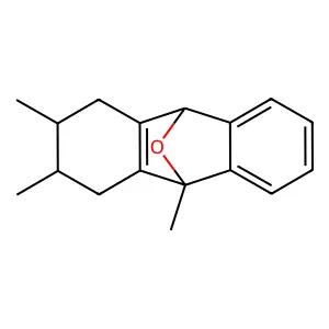1,11,12-trimethyl-15-oxatetracyclo[6.6.1.02,7.09,14]pentadeca-2,4,6,9(14)-tetraene structure