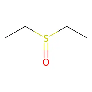 Diethyl sulfoxide structure