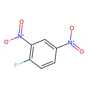 2,4-Dinitrofluorobenzene structure