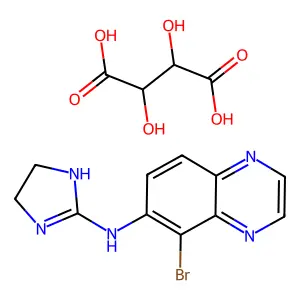 BRIMONIDINE TARTRATE structure