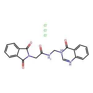 Compound C19H17Cl3N4O4 structure