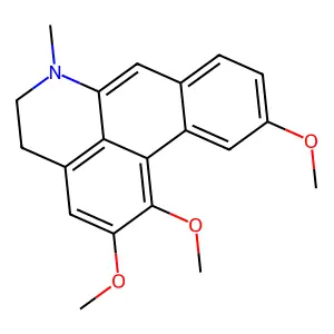 1,2,10-Trimethoxydehydroaporphine structure