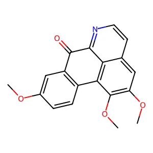 1,2,9-Trimethoxyoxoaporphine structure