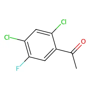 1-(2,4-dichloro-5-fluorophenyl)ethanone structure