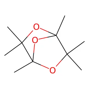 1,3,3,4,6,6-Hexamethyl-2,5,7-trioxabicyclo[2.2.1]heptane structure