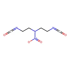 Ethanamine, 2-isocyanato-N-(2-isocyanatoethyl)-N-nitro- structure
