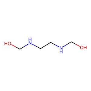 1,2-Di(hydroxymethylamino)ethane structure