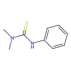 1,1-dimethyl-3-phenylthiourea structure