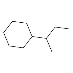 sec-Butylcyclohexane structure