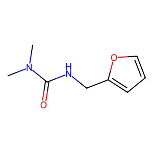 1,1-Dimethyl-3-furfurylurea structure