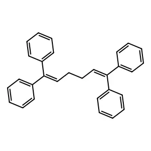1,1,6,6-tetraphenylhexa-1,5-diene structure