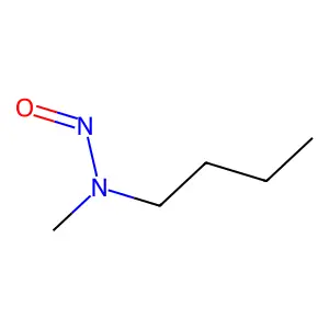 N-butyl-N-methylnitrous amide structure