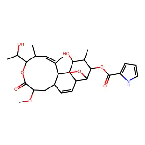 [(1S,3R,4R,5R,6R,7S,8R,11S,13R,16R,17R)-6-hydroxy-16-(1-hydroxyethyl)-13-methoxy-5,17,19-trimethyl-14-oxo-2,15-dioxatetracyclo[9.8.0.01,7.03,8]nonadeca-9,18-dien-4-yl] 1H-pyrrole-2-carboxylate structure