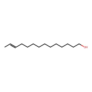 12-Tetradecen-1-ol, (E)- structure