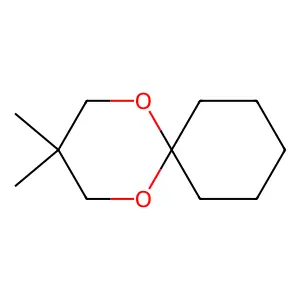 3,3-dimethyl-1,5-dioxaspiro[5.5]undecane structure