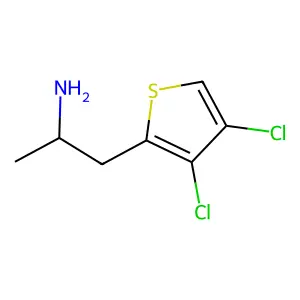1-(3,4-dichlorothiophen-2-yl)propan-2-amine structure