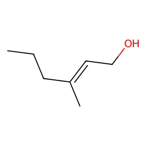 3-methylhex-2-en-1-ol structure