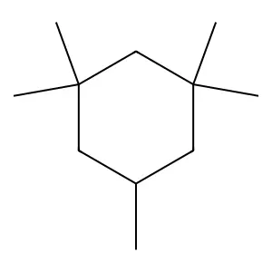1,1,3,3,5-Pentamethylcyclohexane structure