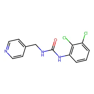 1-(2,3-dichlorophenyl)-3-(pyridin-4-ylmethyl)urea structure