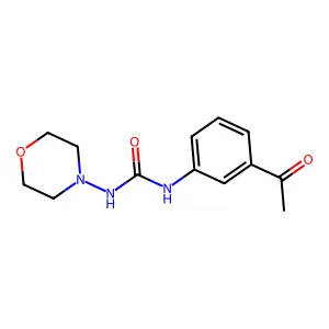 1-(3-acetylphenyl)-3-morpholin-4-ylurea structure