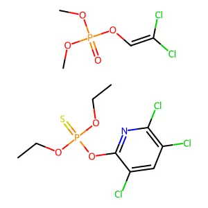Compound C13H18Cl5NO7P2S structure