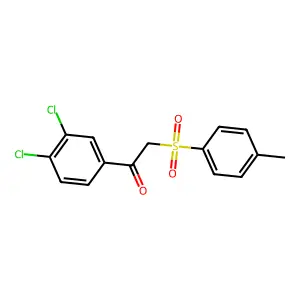 1-(3,4-dichlorophenyl)-2-[(4-methylphenyl)sulfonyl]ethanone structure