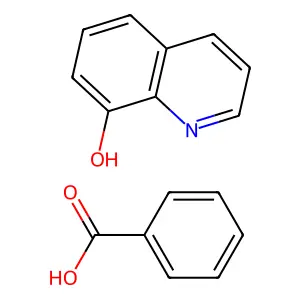 benzoic acidquinolin-8-ol structure