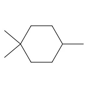 1,1,4-Trimethylcyclohexane structure