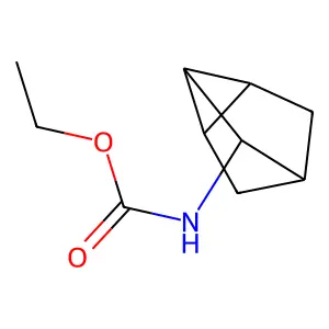 Ethyl 3-nortricyclylcarbamate structure