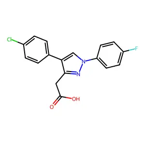 Compound C17H12ClFN2O2 structure