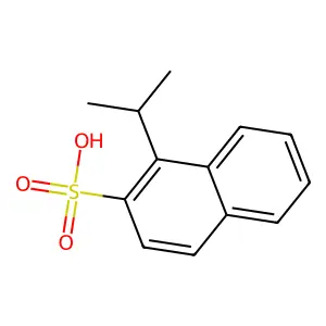 1-(1-Methylethyl)-2-naphthalenesulfonic acid structure