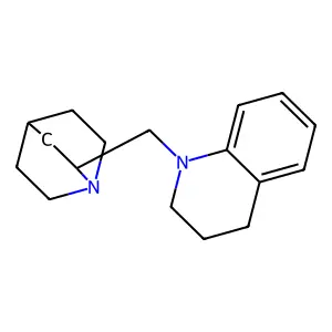 1-(1-azabicyclo[2.2.2]octan-2-ylmethyl)-3,4-dihydro-2H-quinoline structure
