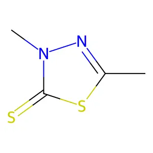 1,3,4-Thiadiazole-2(3H)-thione, 3,5-dimethyl- structure