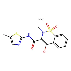 Meloxicam sodium structure