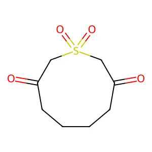 1,1-dioxothionane-3,8-dione structure