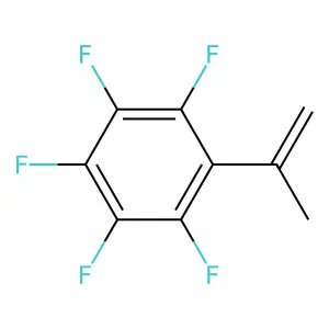 1,2,3,4,5-pentafluoro-6-(prop-1-en-2-yl)benzene structure