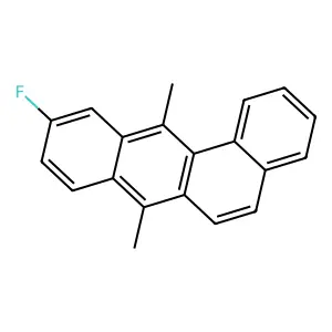 10-Fluoro-7,12-dimethylbenz(a)anthracene structure