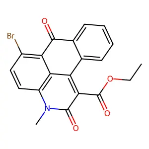 Compound C20H14BrNO4 structure