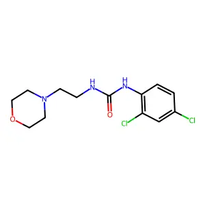 1-(2,4-dichlorophenyl)-3-(2-morpholin-4-ylethyl)urea structure