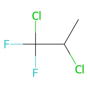1,2-dichloro-1,1-difluoropropane structure