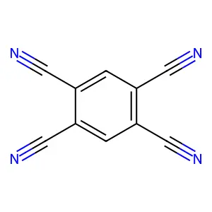 benzene-1,2,4,5-tetracarbonitrile structure