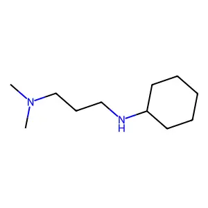 N-cyclohexyl-N',N'-dimethylpropane-1,3-diamine structure